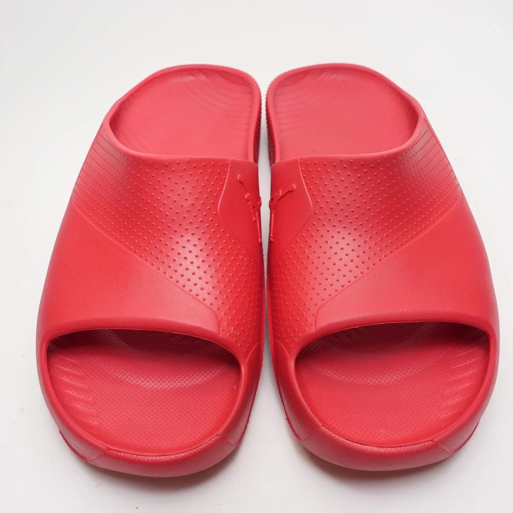 Jordan Red Slide Sandals Mens 11 Slip On Foam Pool Beach Casual